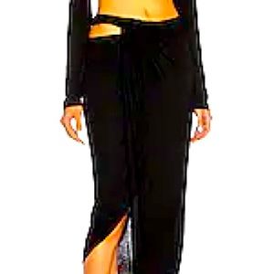 HELMUT LANG
Ruched Jersey Skirt Small